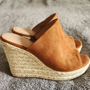 Just Fab Wedge Espadrilles 8.5